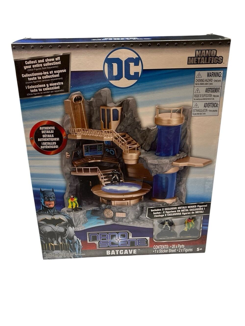 DC Comics Nano Metalfigs Nanoscene Batcave Collectors Enviroment (23Piece) NEW